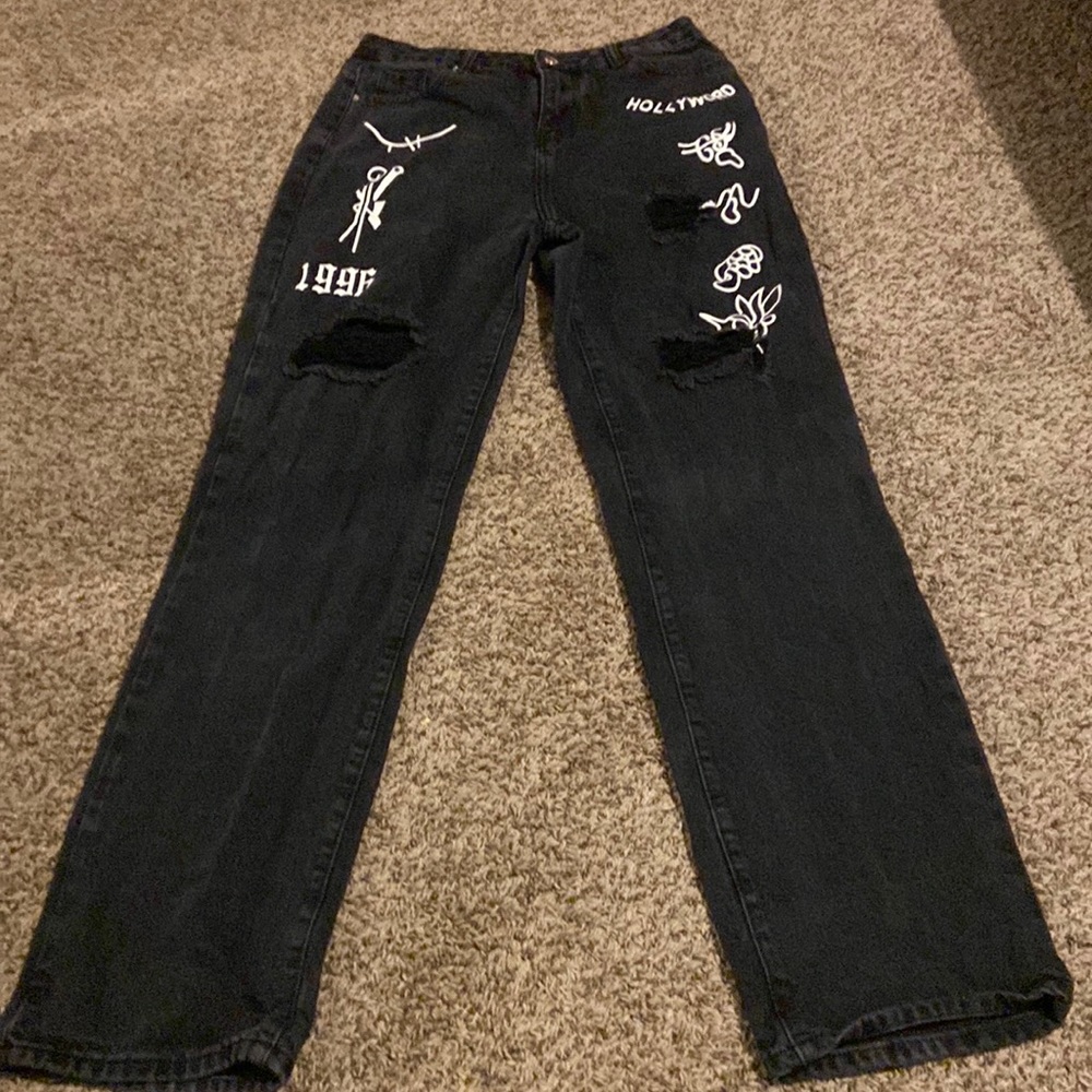 SHEIN black jeans